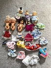 Vintage Cititoy Fishel Cabbage Patch Small Baby Doll Clothes Lot Hong Kong 5"