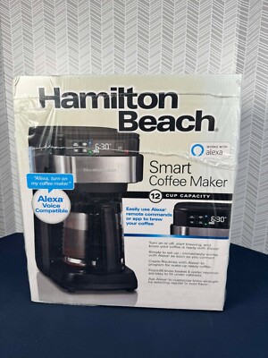 Hamilton Beach 12 Cup Programmable Smart Coffee Maker - Black (49350)