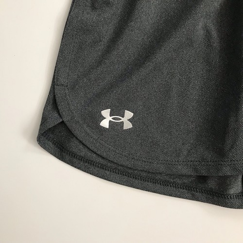 Under Armour Youth Big Girls' Play Up Solid Shorts Gray M - Picture 3 of 4