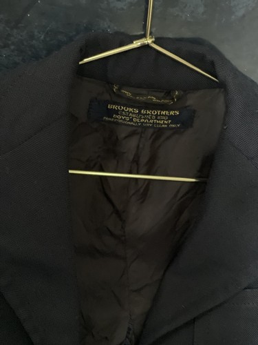 Brooks Brothers Boys Suit Coat Sport Coat Navy Size 5 - Picture 6 of 19