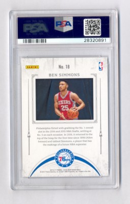 BEN SIMMONS 2016-17 PANINI EXCALIBUR JOUSTING RIGHT RED RC
