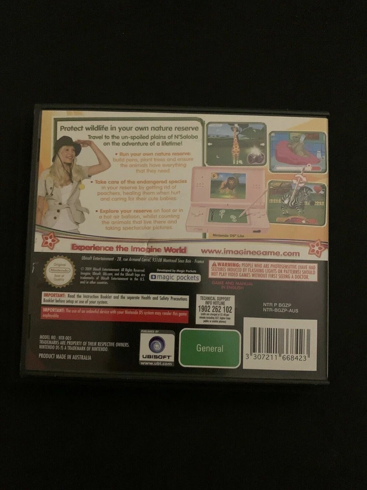 Imagine Wildlife Keeper (Nintendo DS, NDS) with Manual - Image 3 of 4