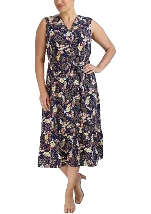 Feminino Jones New York Vestidos de Algodão para mulheres