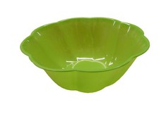 4 x PLASTIC FRUIT BOWLS SALAD SERVER STORAGE picnic party bbq 