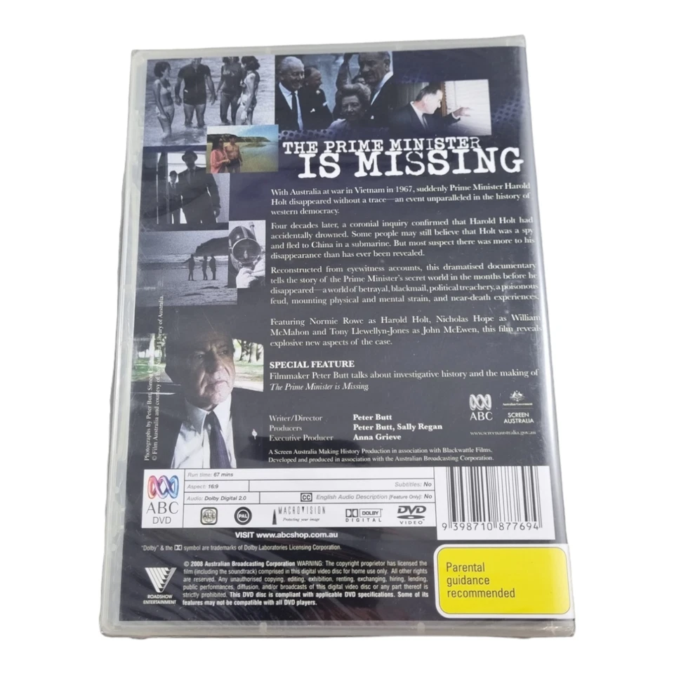 The Prime Minister Is Missing (DVD, 2008) Documentary Film Australia - Image 2 of 2