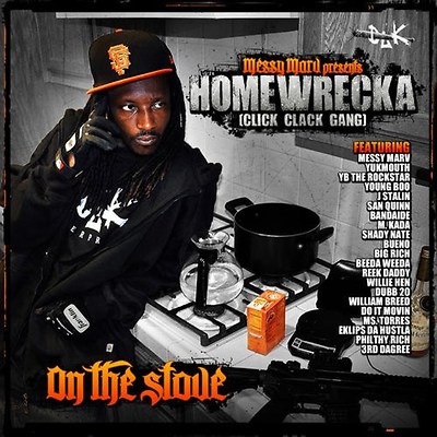Homewrecka ''ON THE STOVE'' Messy Marv presents Gangsta/Hardcore Rap CD