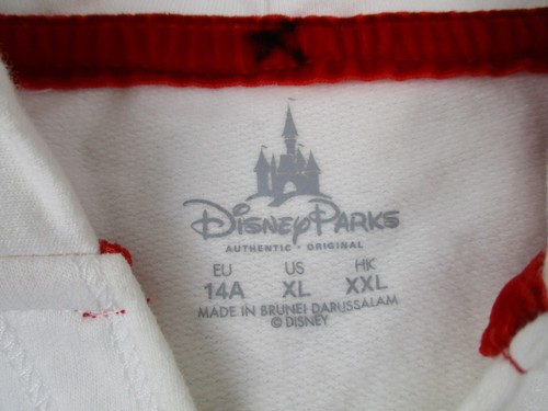 Disney Girls Sweater Size Xl Beige White Long Sleeve Hooded Casual Disney Land - Picture 5 of 11