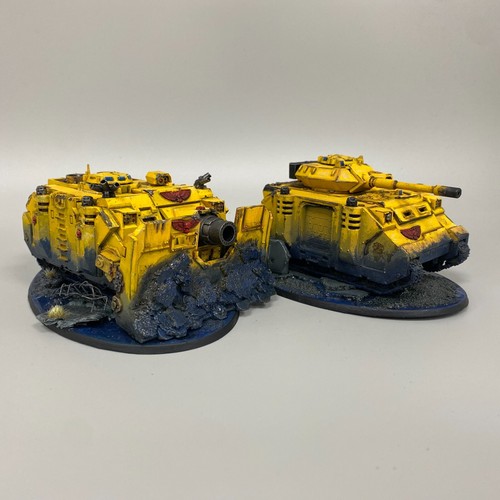 IMPERIAL FISTS ARMY PAINTED SPACE MARINES ADEPTUS ASTARTES WARHAMMER 40,000 40K - Picture 6 of 24