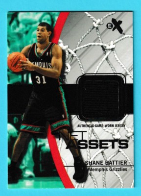 2003-04 Fleer EX Net Assets Jersey Relic Shane Battier Grizzlies #SB-NAJ 