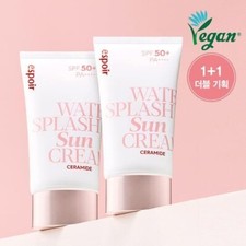 2Pack ESPOIR Water Splash Sun Cream Ceramide 60ml 60ml SPF 50 PA   K-Beauty