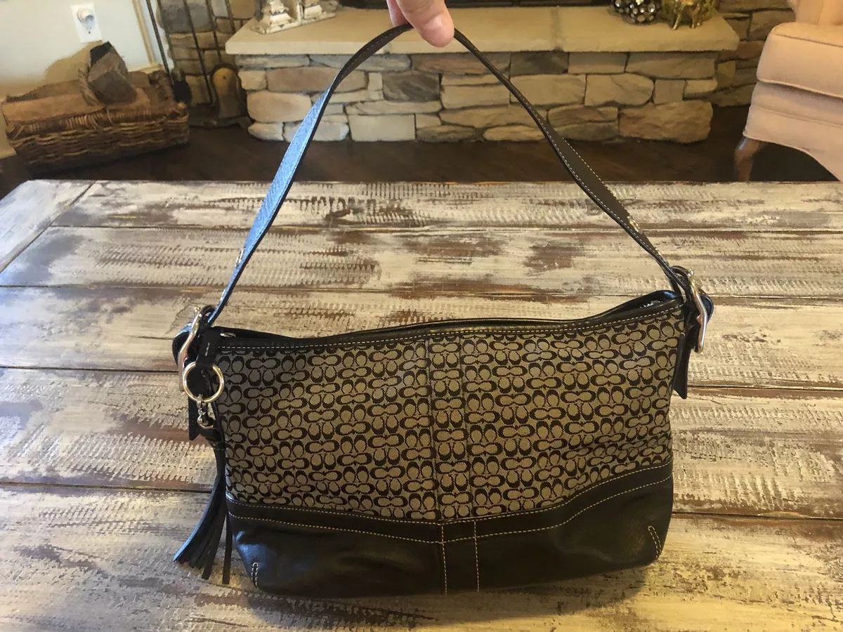 Coach shoulder store bag ebay