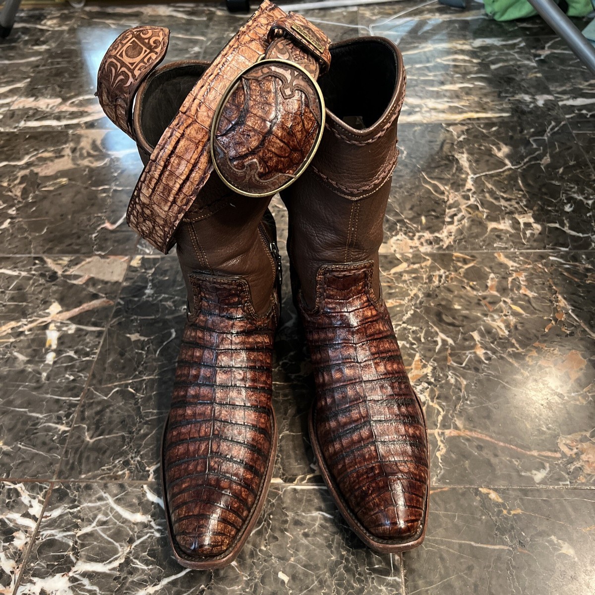 cuadra boots men 9.5 Great Condition 40 Matching Belt | eBay display picture 2