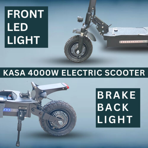 KASA 4000W Electric Scooter Foldable E-Scooter 10" Off Road Improved T1Pro - Picture 10 of 24