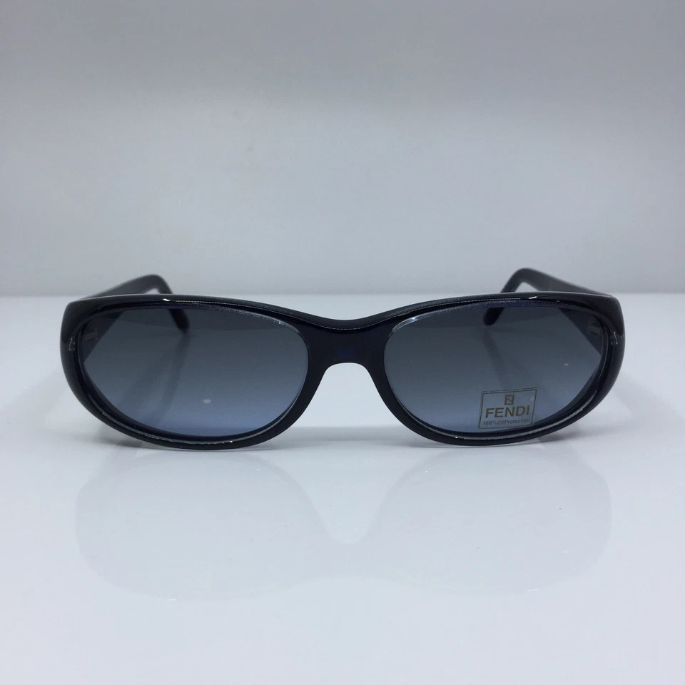 全新 复古 Fendi FS 217 太阳镜 Mod. FS 217 闪亮蓝色 56-17 毫米意大利制造 — 第 3/4 张图片