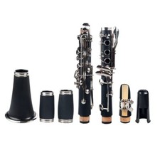 ABS cupronickel Clarinet cupronickel nickel plated set Bb 17 key clarinet ABS