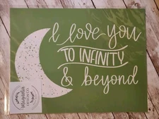Magnolia Design Co Adhesive Reusable Silkscreen Stencil "I Love You To Infinity"