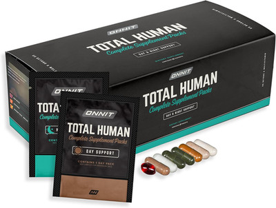 Total Human Day & Night Multivitamin Packs for Men & Women - 30-Day Supply