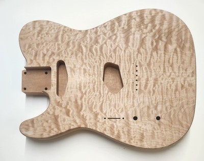 Left Handed Custom Telecaster Body Semi-hollow Backroute F Hole Optional
