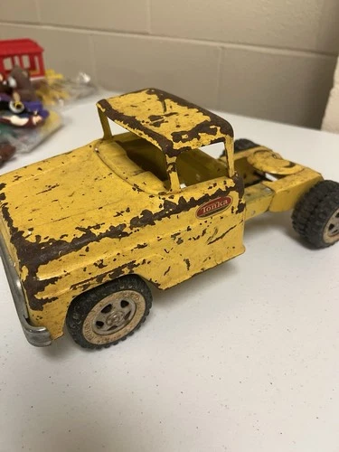 vintage Tonka Motor Transport car carrier cab from the 1960s.