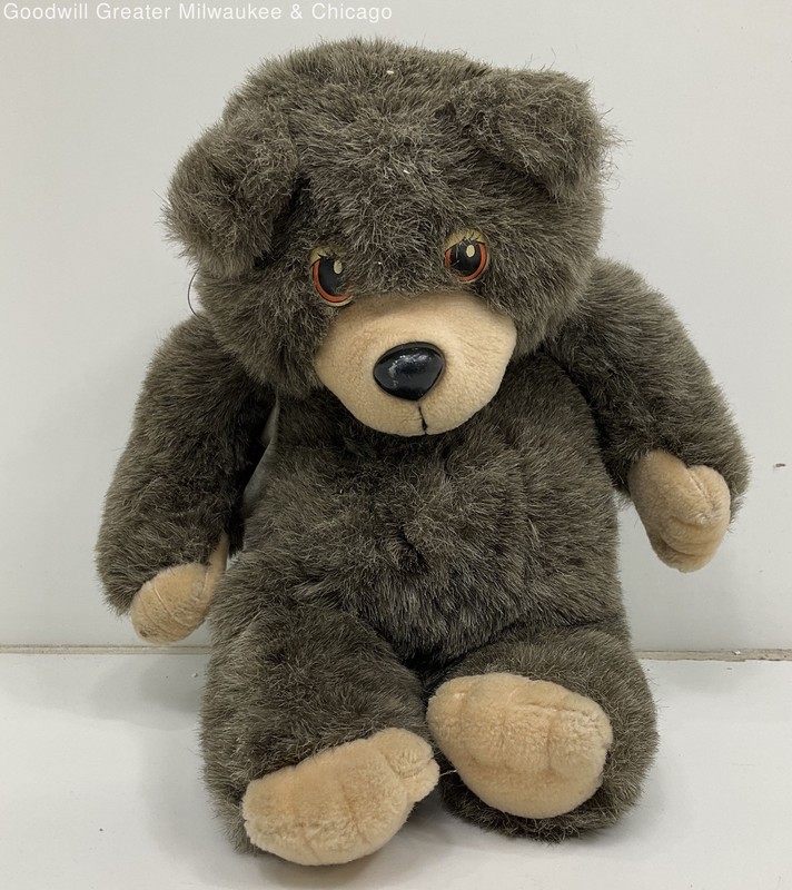 1986 Hasbro Softies Bingo Bear Stuffed Animal