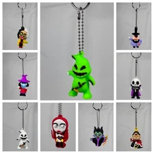 You Pick The Nightmare Before Christmas,  Disney Villains Keychain & Flashlight