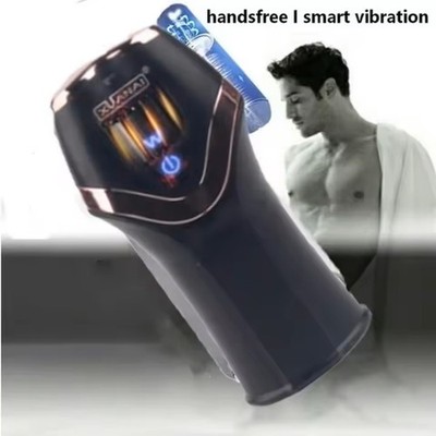 Male Automatic Pocket Pussy Masturbator Cup Stroker Sex Toy Handsfree  Vibrator