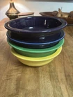 Vintage Homer Laughlin Fiesta Pasta Bowls 8.5”x3” Large. EUC