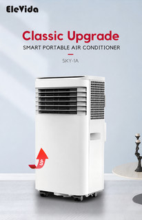 EleVida Portable Air Conditioner Air Cooler Heater Fan Remote 24H Timer 3 Speed