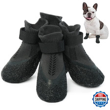 Large Dog Socks - Anti-Slip Grip Socks with Rubber  Fix Straps, Non-Slip Paw Pr