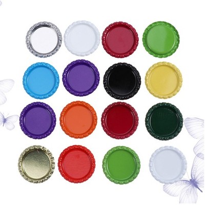 Bottle Caps Coating Bright Color For Kids Projects Art Projects 100Pcs