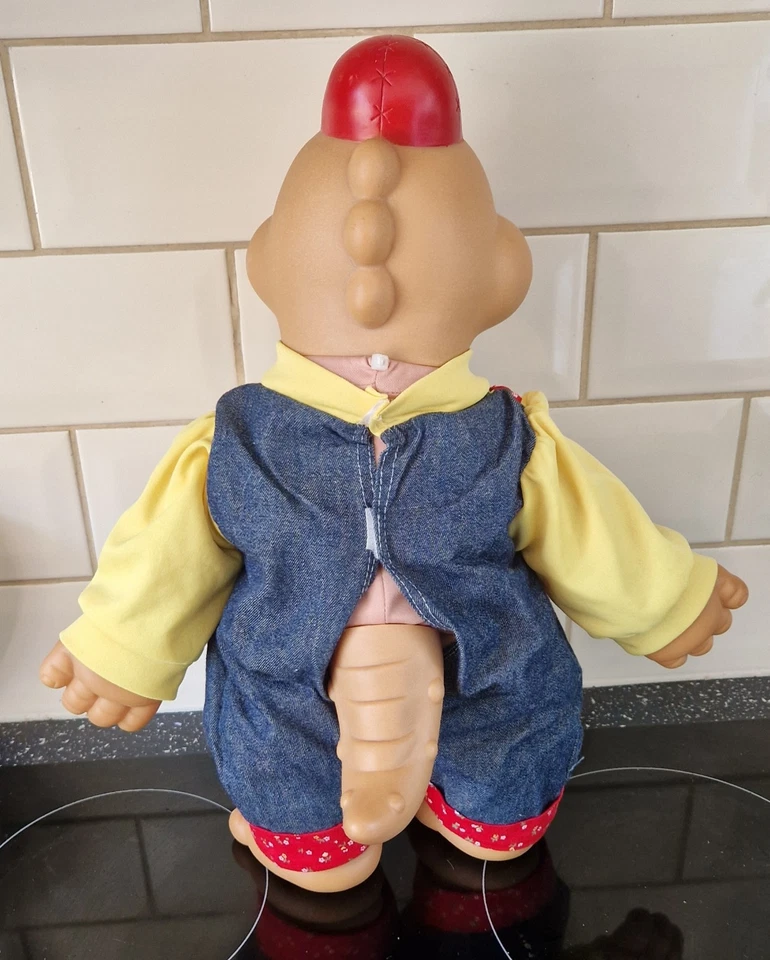 РЕДКАЯ ВИНТАЖНАЯ ретро кукла 80-х Uneeda Boy TROLL DRAGON оригинальная одежда высота 18 дюймов очень хорошее состояние - Изображение 4 из 4