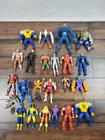 Vtg 90s Toybiz Marvel X-Men Figure Accessory Lot Mixed as Is Wolverine Cyclops+
