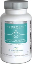 HydroEye Softgels - Dry Eye Formula - 120 Count