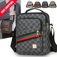 Men's Crossbody Messenger Bag Large Capacity Waterproof Oxford Shoulder Sling