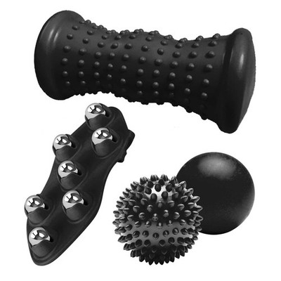 EDX EDXMAS4BLK 4-Piece Massage Recovery Kit