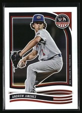 2024 Panini Stars & Stripes USA Baseball #52 Andrew Jimenez