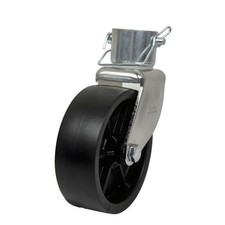 6" Inch Trailer Swirl Jack Wheel Caster Replacement with Pin Boat Hitch