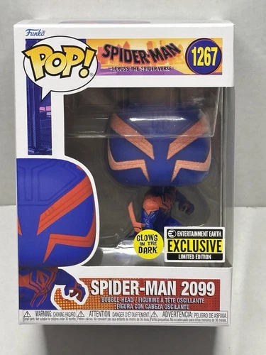 Funko Pop! Spider-Man 2099 ATSV Spider Man #1267 GITD EE Exclusive w/Protector