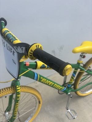 SE Spring Green Blocks Flyer Limited Edition 26 Inch BMX Bike RARE