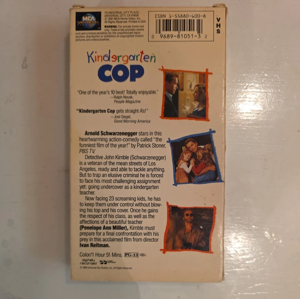 Kindergarten Cop (VHS, 1991) Foto 2 de 3