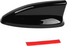 Gloss Black Shark Fin Antenna Cover  Accessories For Honda Civic 11th 2022-2025