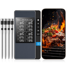 Smart Bluetooth Wireless Meat Thermometer, Real-Time Monitoring Control Digital