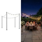 Yescom 8FT/10FT String Light Poles for Outdoor Event Decor Patio Shade 4 Pack — photo 7