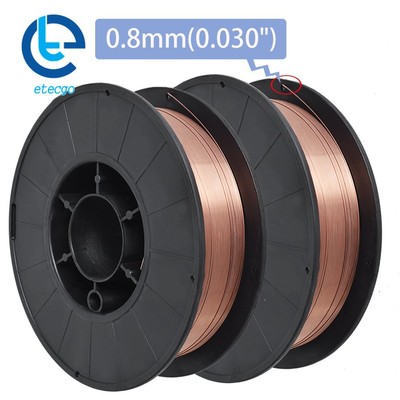 ER70S-6 .030 Inch (0.8mm) Mild Steel MIG Welding Wire 11-lb × 2 Roll