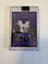 2026 Wild Card Black Tie Rookie Ted Hurst Serial Numbered 4/4 Football Card