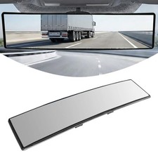 Car Rear View Mirror, 11.26 Inch HD Anti-Glare Panoramic Mirror, Wide Black