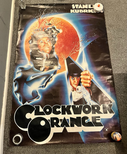 Stanley Kubrick’s Clockwork Orange Original Large Subway Poster - Picture 1 of 5
