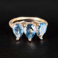 Ring 9 kt Gold Topas Dreisteine