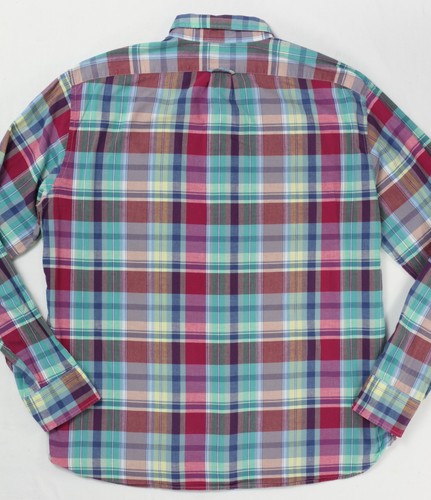 J Crew Genuine Indian Madras Cotton Long Sleeve Slim Shirt XL - Picture 6 of 24