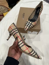 Burberry Check Dame Pumps size 41 EU